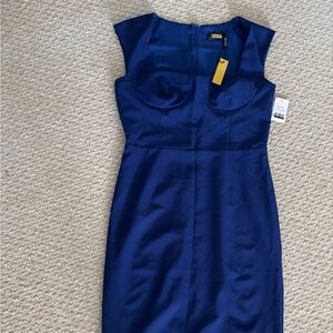 Alexia Admor Blue Sweetheart Sheath Dresse